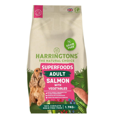 Harringtons Superfoods Salmon with Vegetables Adult Dry Dog Food - 12kg